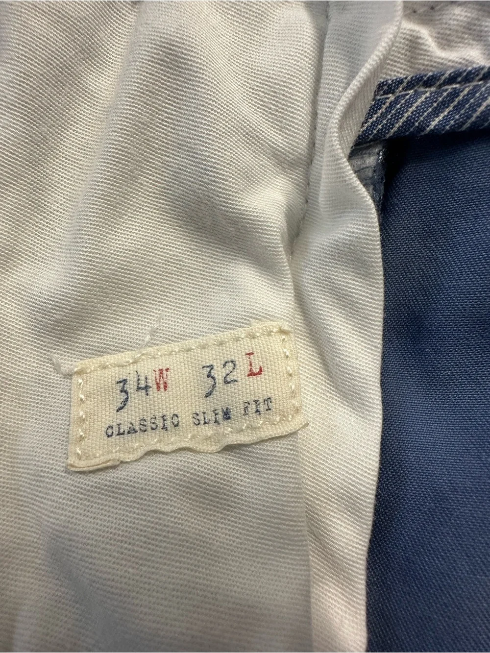 J. Crew Men’s Light Blue Classic Slim Fit  Chino Pants